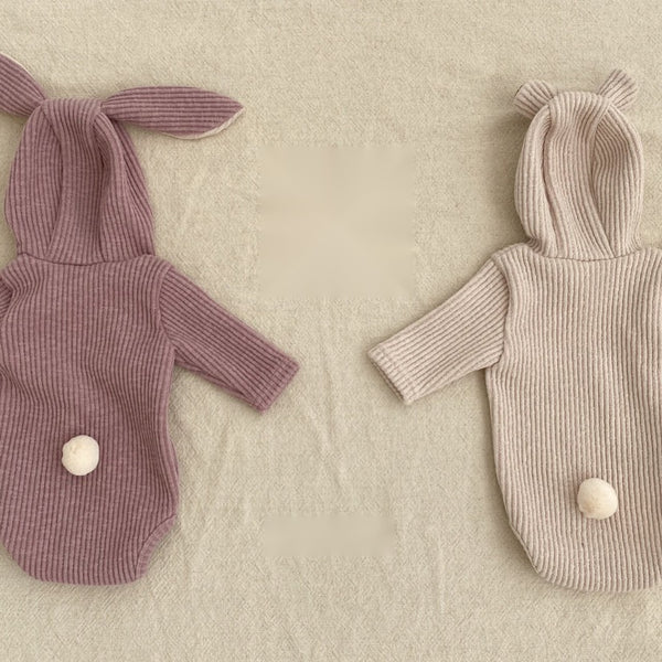 Animal Ribbed Romper