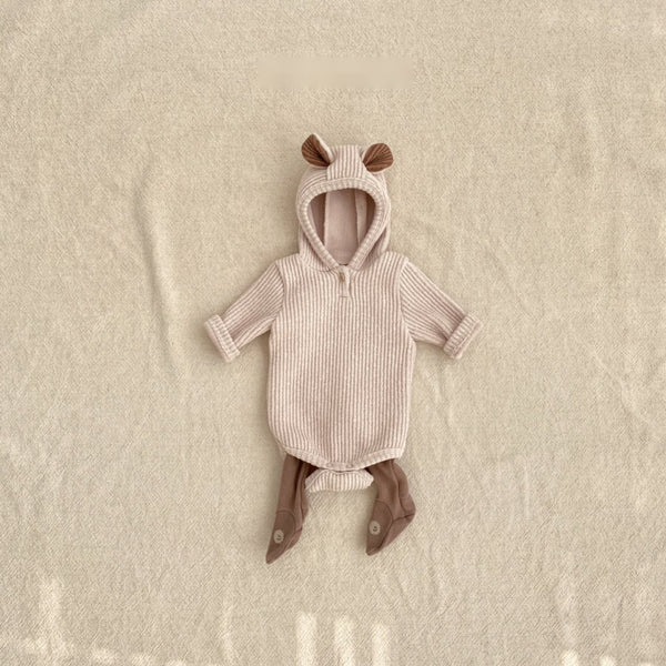 Animal Ribbed Romper