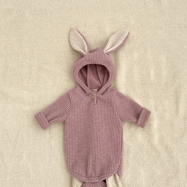 Animal Ribbed Romper