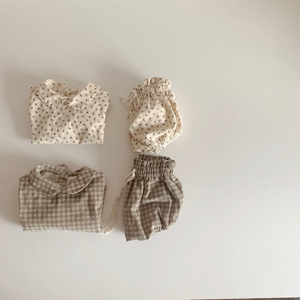 Corduroy Bebe Set (Top and Bloomer)