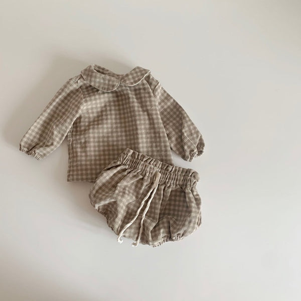 Corduroy Bebe Set (Top and Bloomer)