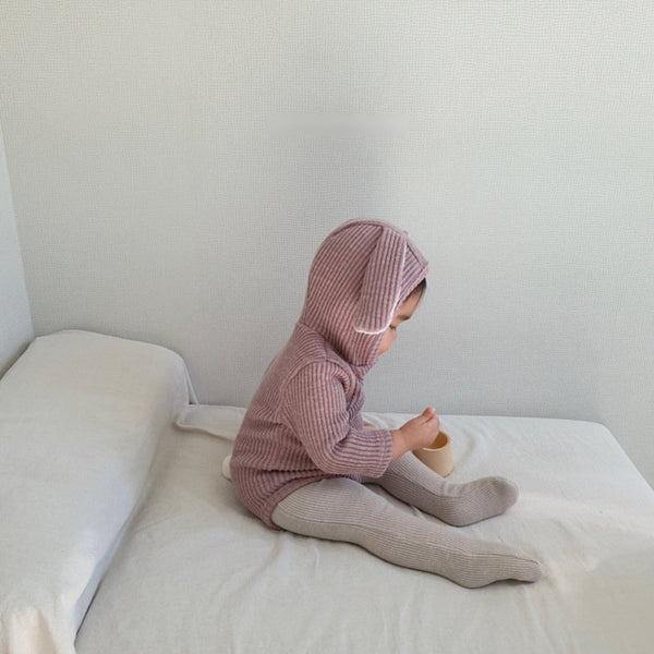 Animal Ribbed Romper