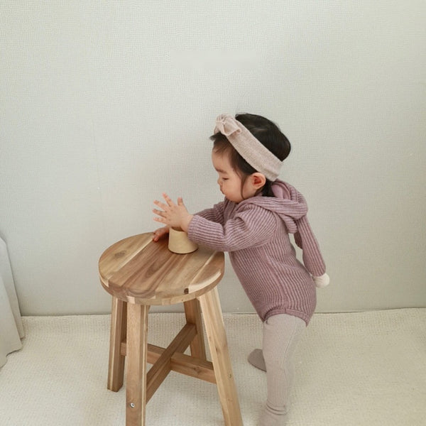 Animal Ribbed Romper