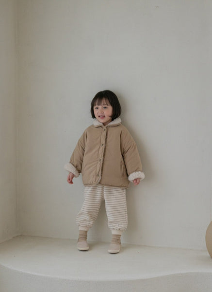 Reversible Fleece Lined Padded Jacket