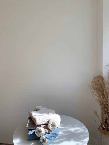 Corduroy Padded Jacket with Bonnet (Set)