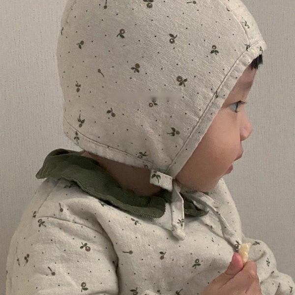 Padded Bodysuit and Bonnet (Set)