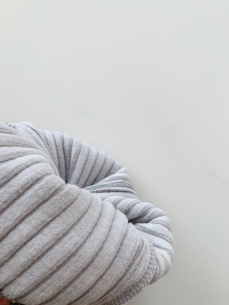 Ribbed Turtleneck T-Shirt