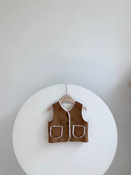 Reversible Faux Suede Vest