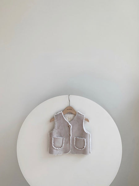 Reversible Faux Suede Vest