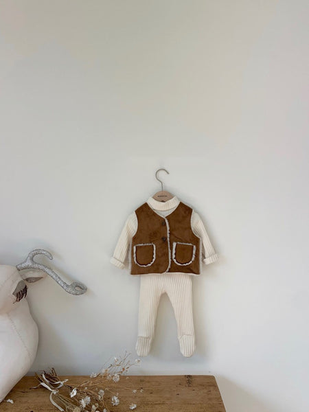 Reversible Faux Suede Vest