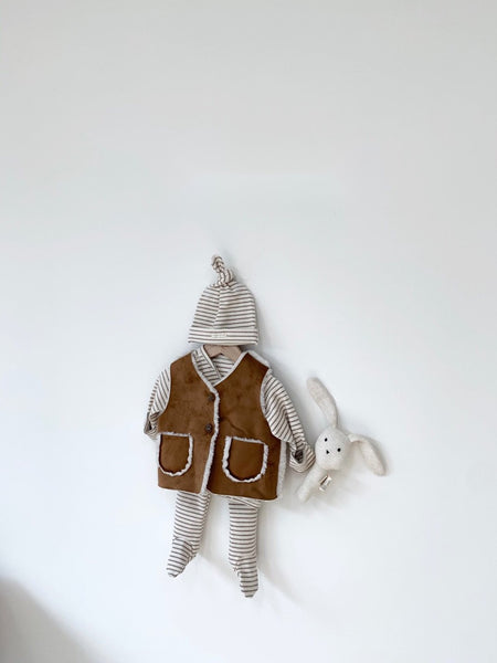 Reversible Faux Suede Vest