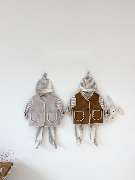 Reversible Faux Suede Vest