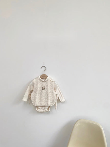 Quilted Vest with embroidery