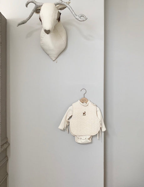 Quilted Vest with embroidery