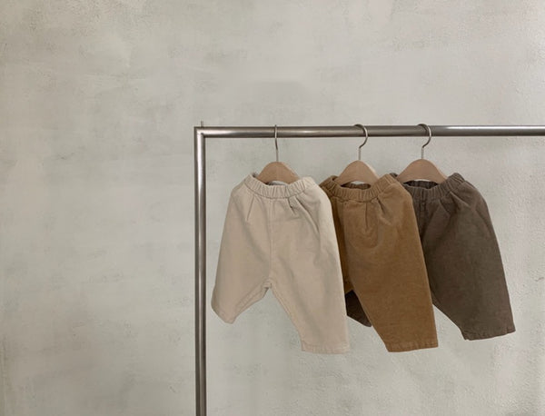 Corduroy Fleece-Lined Pants