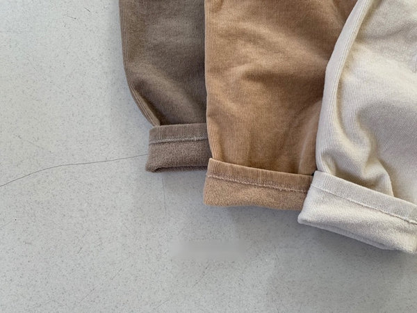 Corduroy Fleece-Lined Pants