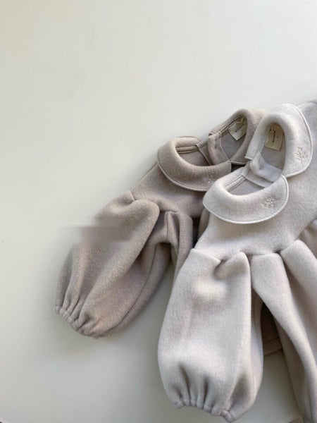 Soft Peter Pan Collar Bodysuit