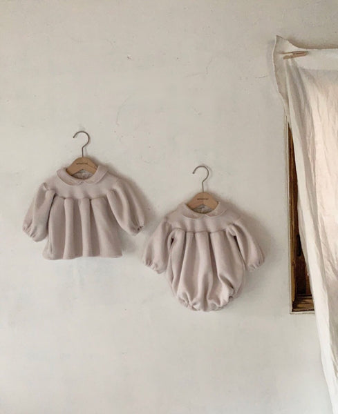 Soft Peter Pan Collar Bodysuit