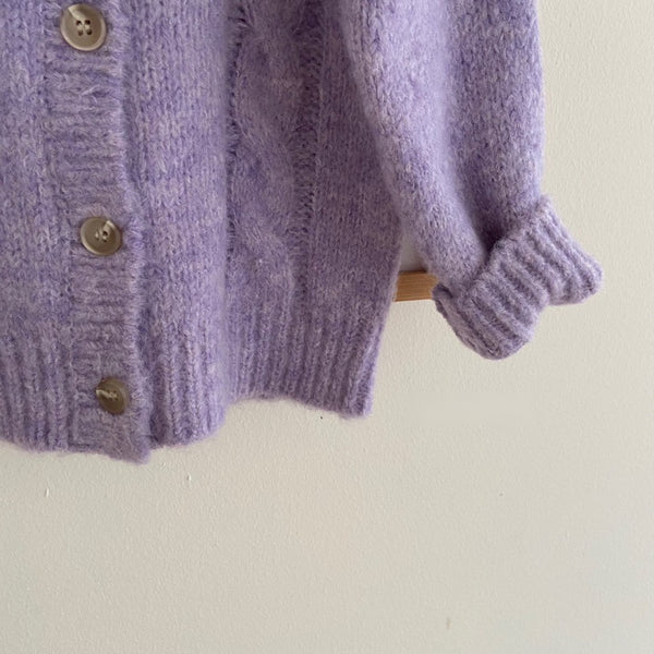 Twisted Knitted Cardigan