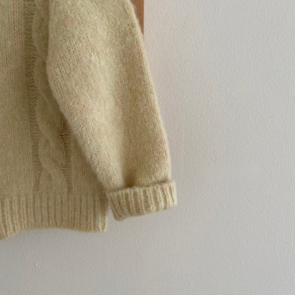 Twisted Knitted Cardigan