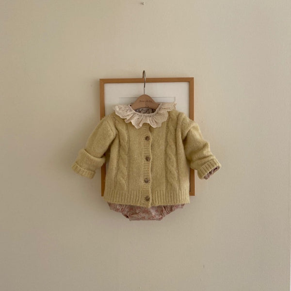 Twisted Knitted Cardigan