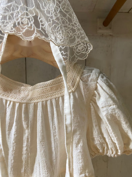 Vintage Lace Square Neckline Bodysuit