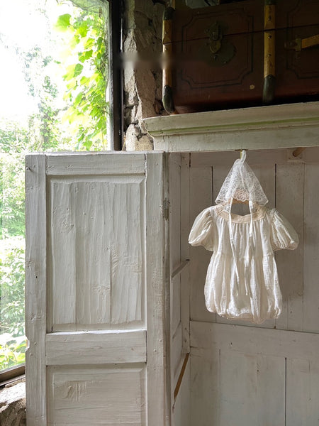 Vintage Lace Square Neckline Bodysuit