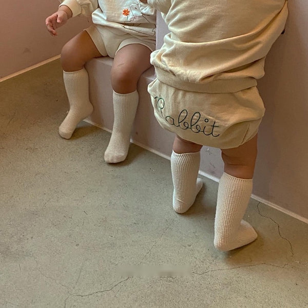 Rabbit Embroidered Set