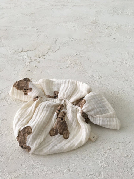 Teddy Bear Gauze Bucket Hat