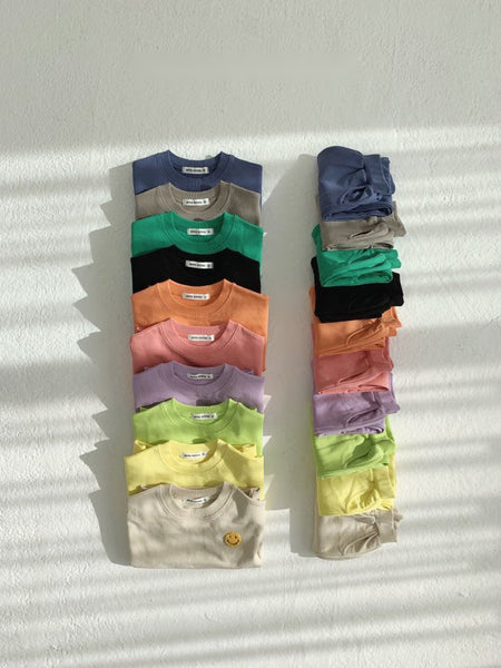 Smiley Face Sweatshirt and Jogger Set