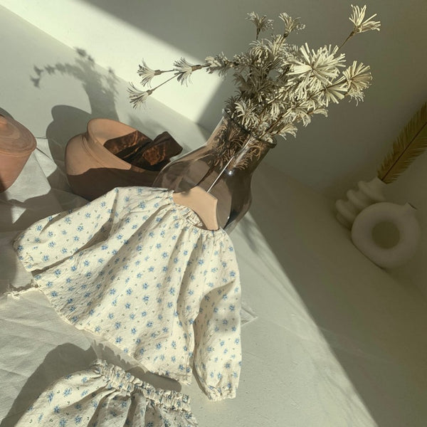 Floral Blouse and Pants (Set)