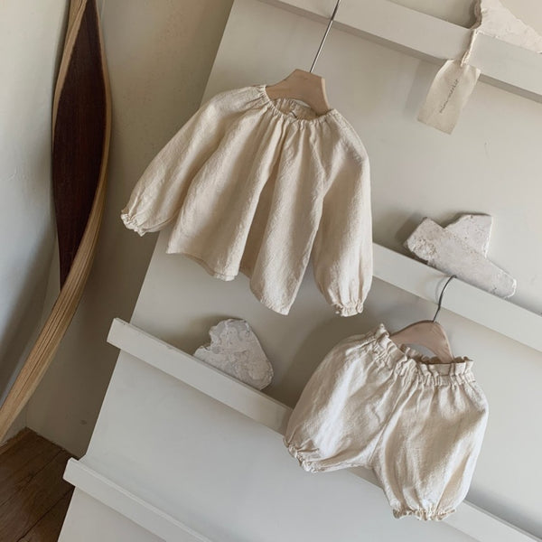 Textured Blouse and short (Set)