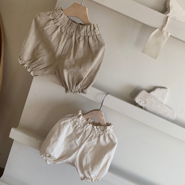 Textured Blouse and short (Set)