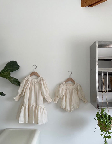 Puff Sleeves Dress (Little One)