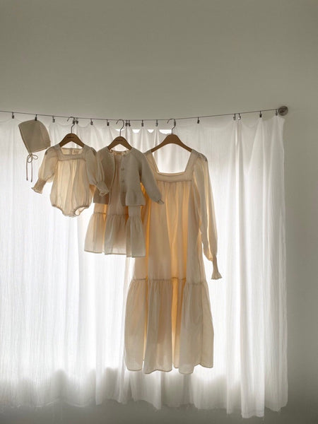 Puff Sleeves Dress (Mommy)