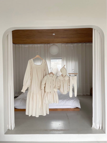 Puff Sleeves Dress (Mommy)