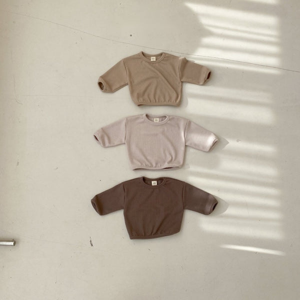 Ribbed Round Neck Top