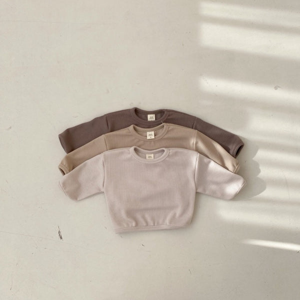 Ribbed Round Neck Top