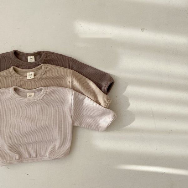 Ribbed Round Neck Top