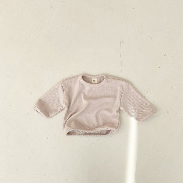 Ribbed Round Neck Top