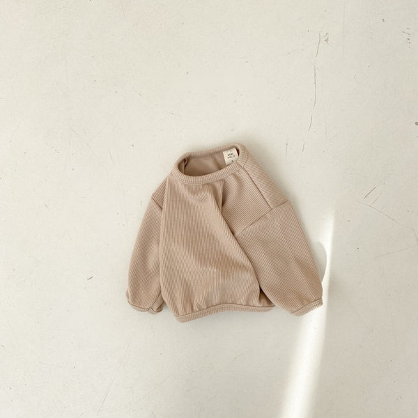 Ribbed Round Neck Top