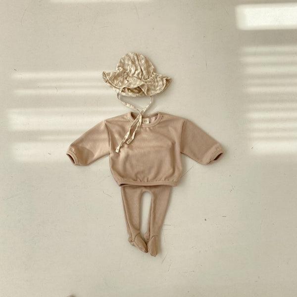 Ribbed Round Neck Top