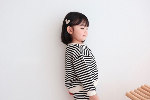Striped Sweatshirt and Short (Set)