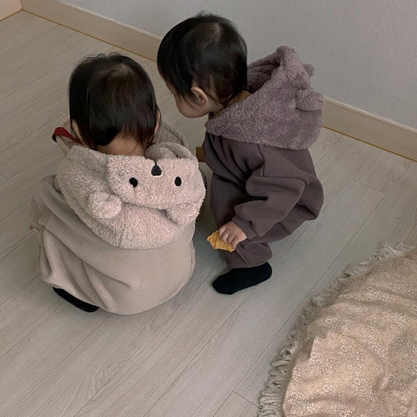 Baby Sherpa Hooded Jumpsuit