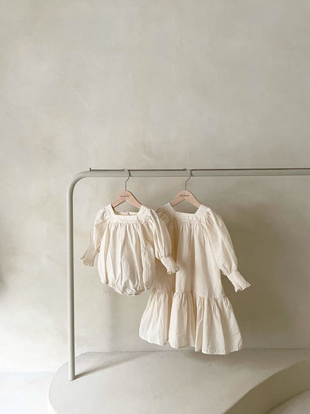 Puff Sleeves Dress (Little One)