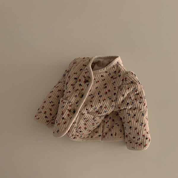 Baby Flower Corduroy Jacket