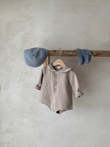 Sailor Collar Romper