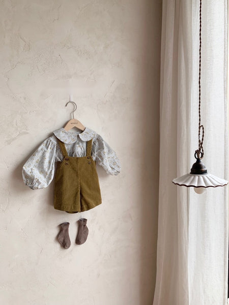 Short Corduroy Overalls