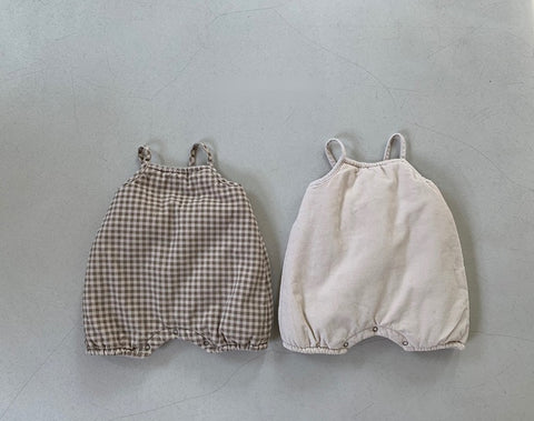 Corduroy Padded Bloomer Overall