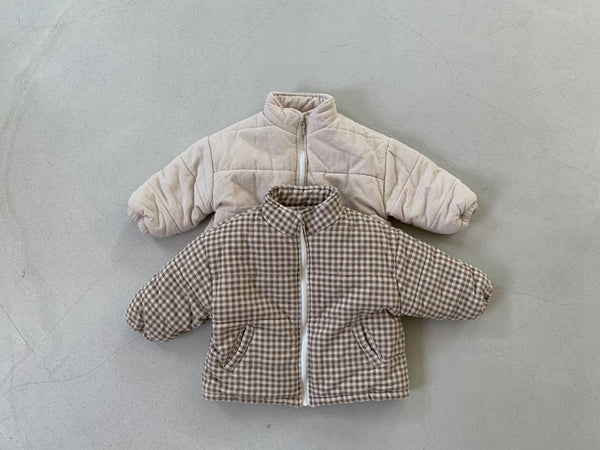 Corduroy Padded Fleece-Lined Jacket